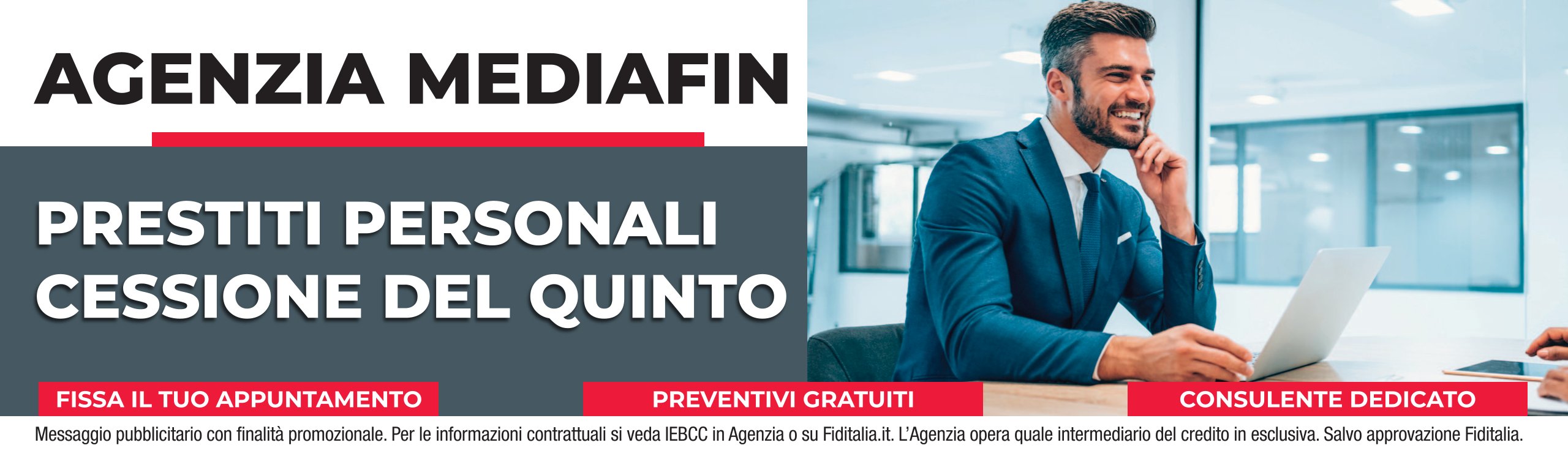 Contatti Agenzia Mediafin filiali Fiditalia - Prestiti personali, Cessione del quinto